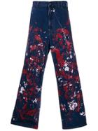 Needles Paint Splash Detail Jeans - Blue