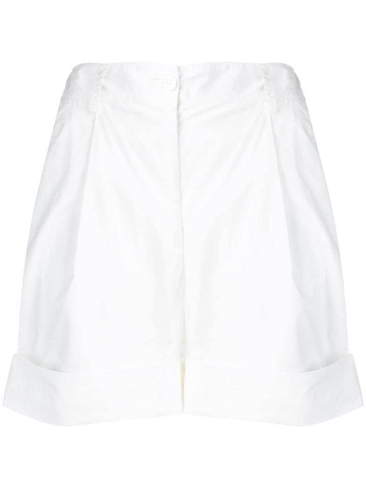 P.a.r.o.s.h. Striped Trim Shorts - White