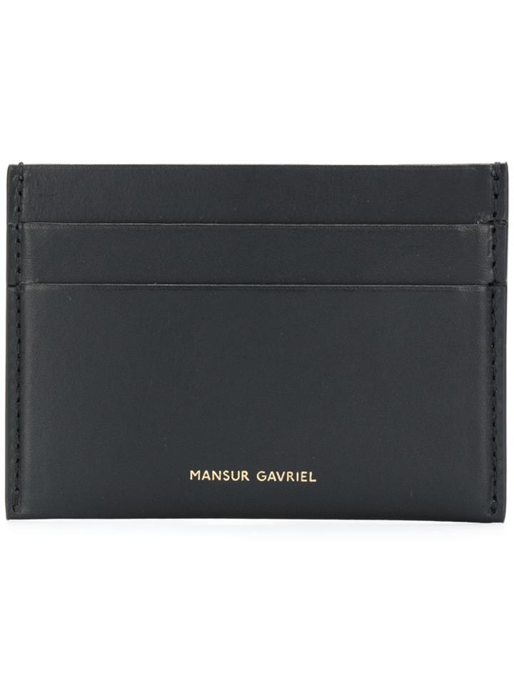 Mansur Gavriel Classic Card Holder - Black
