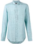 Michael Kors Chambray Shirt, Men's, Size: Xl, Blue, Linen/flax