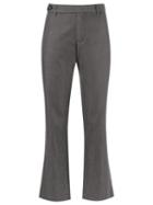 Uma Raquel Davidowicz Cropped Trousers, Women's, Size: 40, Grey, Cotton