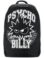 Mcq Alexander Mcqueen Psycho Billy Backpack - Black