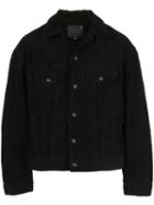 R13 Shearling Lined Jacket - Black