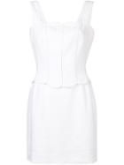 Valentino Vintage Scalloped Detail Dress - White