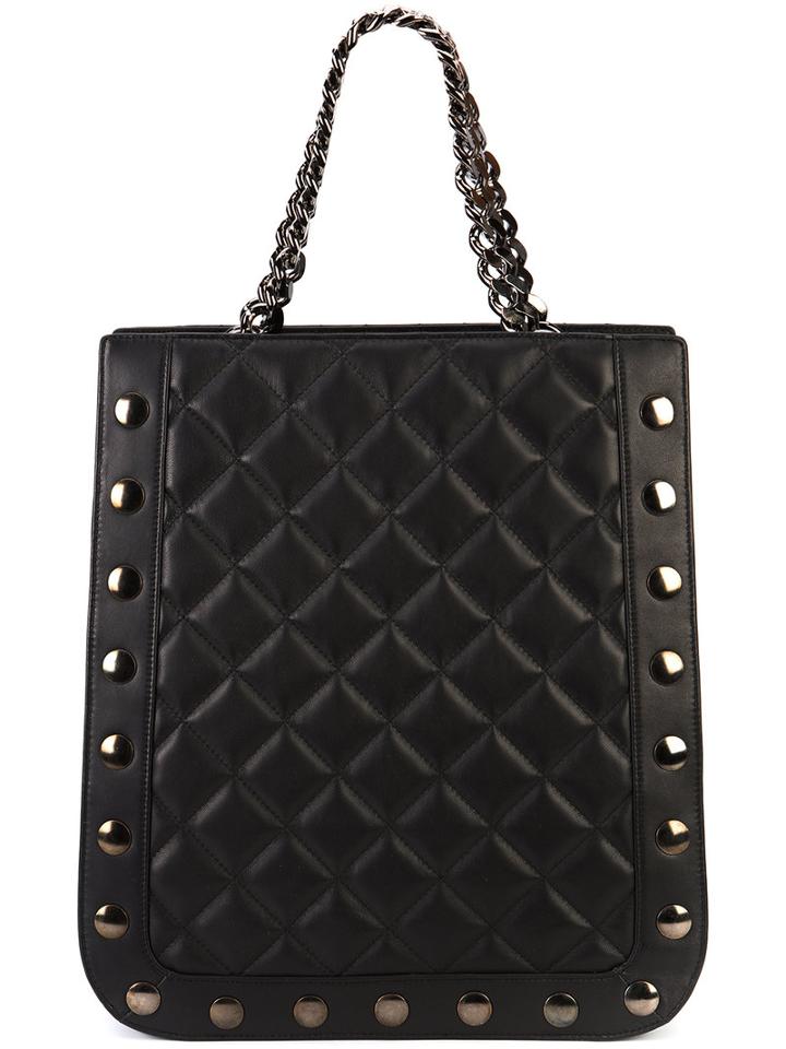 Thomas Wylde - Quilted Shopper Tote - Women - Lamb Nubuck Leather - One Size, Women's, Black, Lamb Nubuck Leather