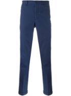 Hackett Straight Leg Trousers, Men's, Size: 36, Blue, Cotton/spandex/elastane