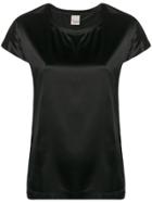 Pinko Boxy Round Neck T-shirt - Black