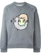 Kenzo Splash Sweatshirt, Men's, Size: M, Grey, Cotton