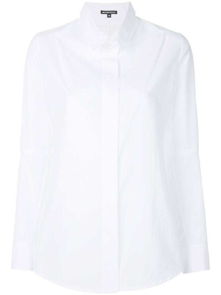 Ann Demeulemeester Long Sleeve Shirt - White