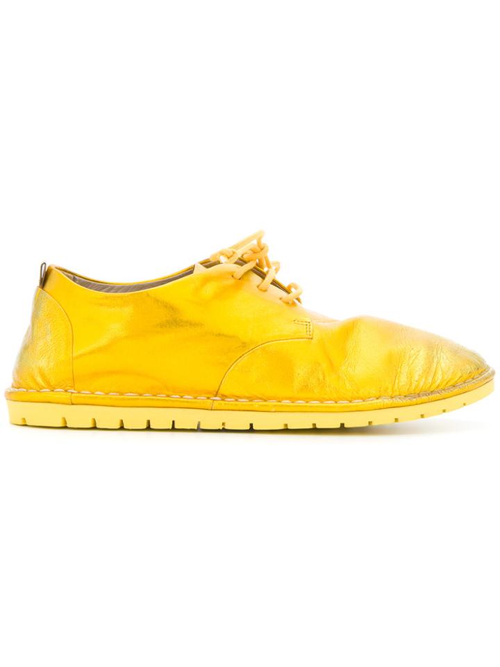 Marsèll Varnished Lace-up Shoes - Yellow & Orange