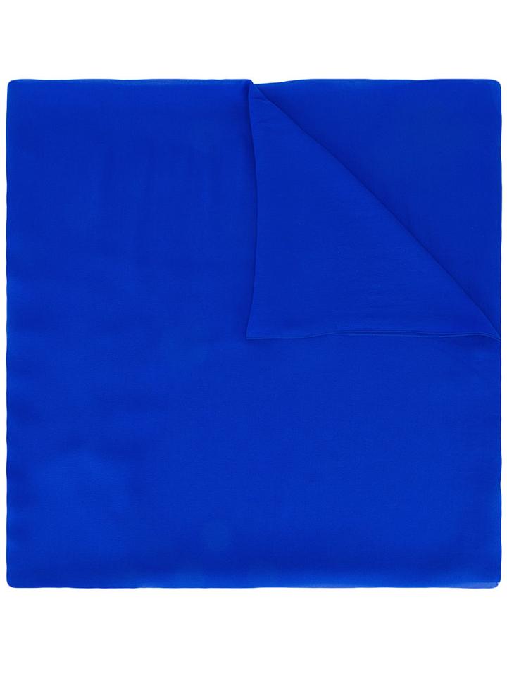 Alberta Ferretti Silk Scarf, Women's, Blue, Silk