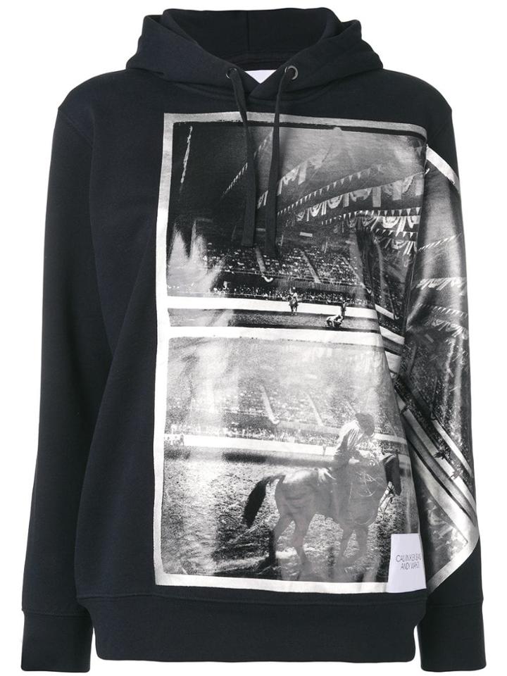 Calvin Klein Jeans Andy Warhol Photo Art Hoodie - Black