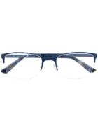 Calvin Klein Square Frame Glasses - Blue
