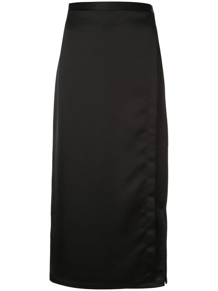 Kacey Devlin Utility Wrap Skirt - Black