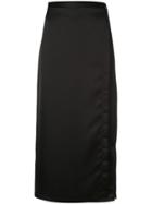 Kacey Devlin Utility Wrap Skirt - Black