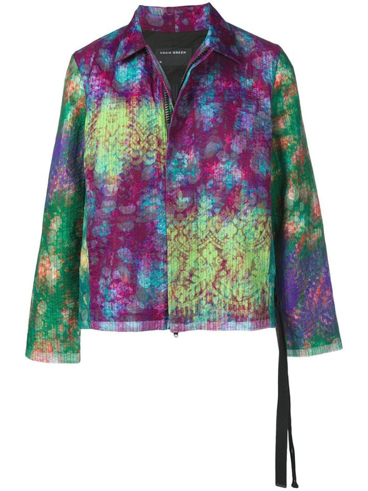 Craig Green Concealed Zip Jacket - Purple