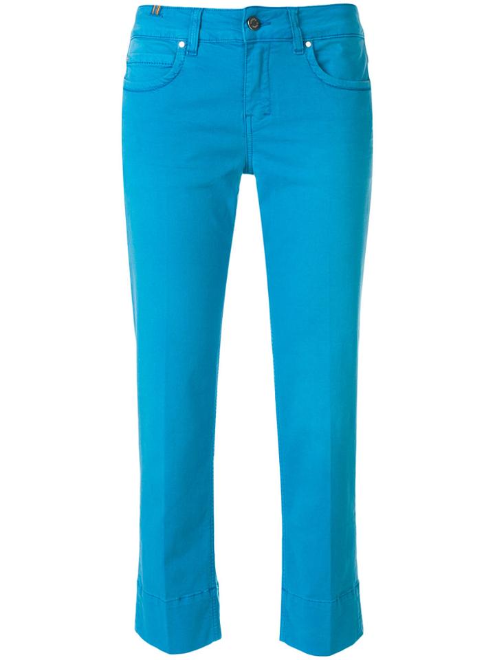 Notify Cropped Slim Jeans - Blue