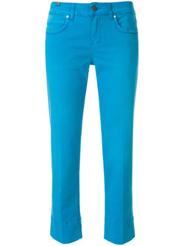 Notify Cropped Slim Jeans - Blue