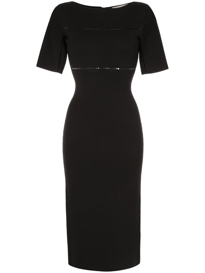 Dion Lee Density Ladder Cap Sleeve Dress - Black
