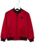 Dolce & Gabbana Kids Crown Crest Bomber Jacket, Boy's, Size: 6 Yrs, Red