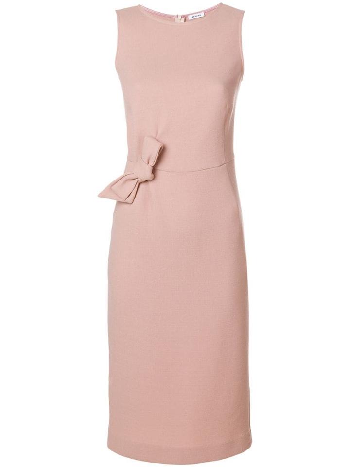 P.a.r.o.s.h. Bow-tied Midi Dress - Pink