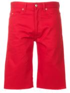 Gucci Fringed Bermuda Shorts - Red