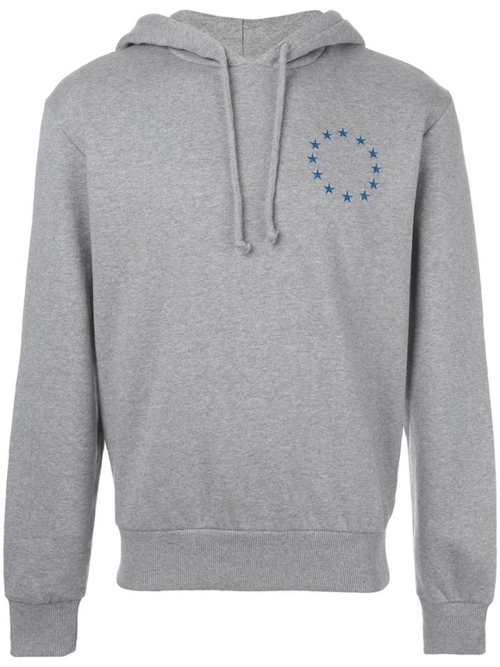 Études 'etoile Hood Europa' Hoodie, Men's, Size: Medium, Grey, Cotton/polyester