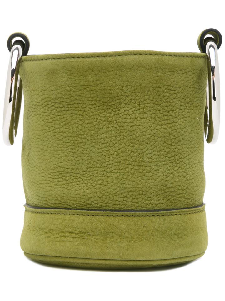 Simon Miller - Small Bucket Clutch - Women - Calf Suede - One Size, Women's, Green, Calf Suede