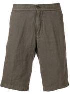 Z Zegna Knee-length Fitted Shorts - Brown