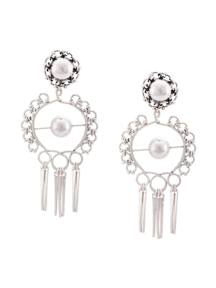 Dannijo Ash Earrings - Grey