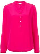 Stella Mccartney 'eve' Crepe Shirt - Pink & Purple