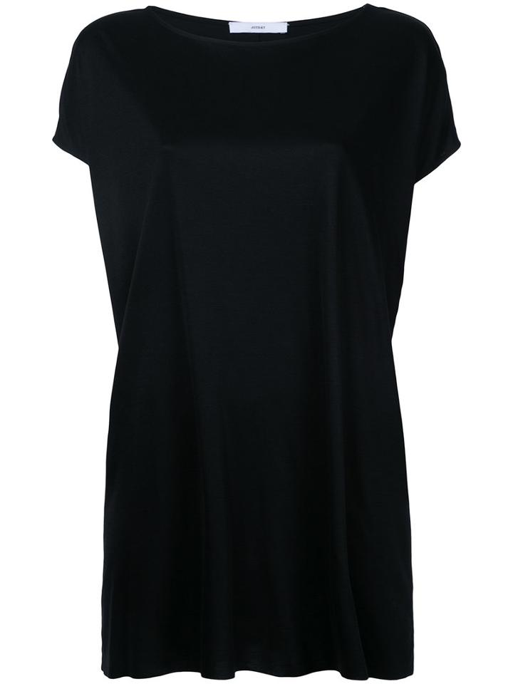 Astraet - Oversized T-shirt - Women - Cupro - One Size, Black, Cupro