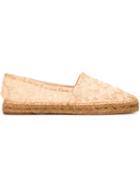 Dolce & Gabbana Lace Espadrilles, Women's, Size: 38, Nude/neutrals, Viscose/leather
