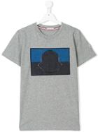 Moncler Kids Teen Logo T-shirt - Grey