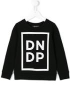 Dondup Kids Logo Print Sweatshirt, Boy's, Size: 12 Yrs, Black