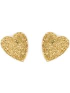 Yves Saint Laurent Vintage Heart Clip-on Earrings