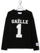 Gaelle Paris Kids Logo Print Sweatshirt - Black
