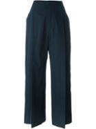 Ports 1961 Wide-legged Trousers, Women's, Size: 40, Blue, Cotton