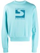 Gmbh Embroidered Detail Sweatshirt - Blue
