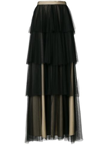 Milla Milla Maxi Layered Skirt - Black