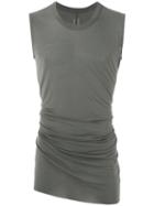 Rick Owens Slim Fit Tank Top, Men's, Size: Medium, Green, Silk/viscose