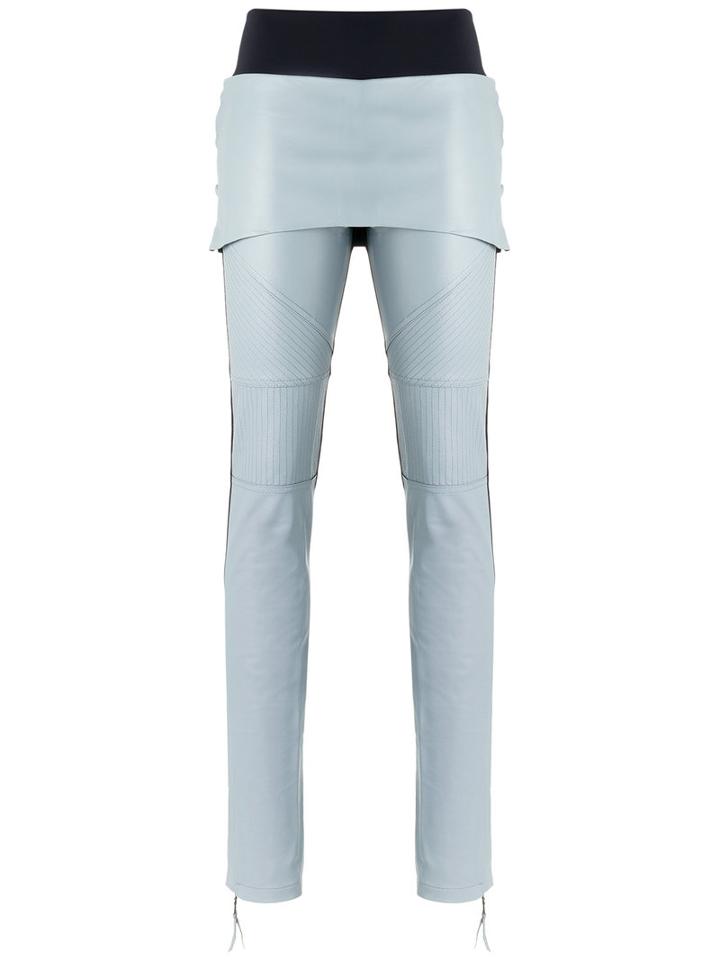 Andrea Bogosian - Andrea Bogosian 002151 Quarry Blue/preto Leather/fur/exotic Skins->leather - Women - Leather - P, Leather