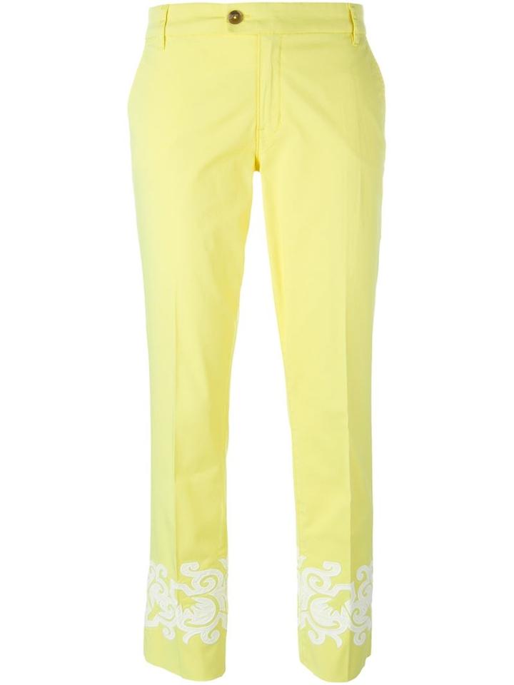 Tory Burch Ankles Detail Cropped Trousers