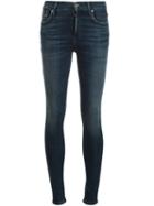 Citizens Of Humanity 'rocket' High-rise Skinny Jeans, Women's, Size: 25, Blue, Cotton/polyester/polyurethane/rayon