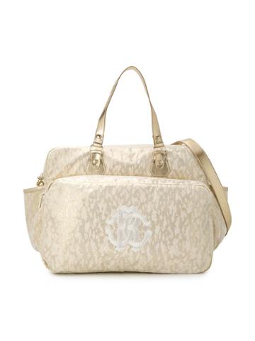 Roberto Cavalli Junior Logo Changing Bag - Gold