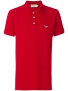 Maison Kitsuné Logo Polo Shirt - Red