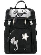 Prada Prada Robot Nylon Backpack - Black
