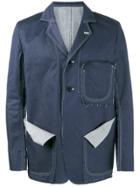 Sulvam Denim Shirt Jacket - Blue