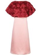 Pose Arazzi Floral Cape Dress - Pink & Purple