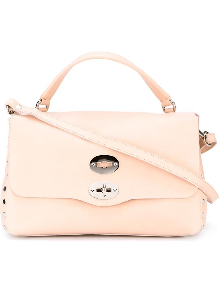 Zanellato Small Postina Satchel, Women's, Pink/purple, Leather